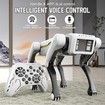 Robot Dog, AI Smart Pet, Will Dance and Kungfu, with Voice, APP, Remote Control, Support Action Programming, Ideal Gift for Kids Age 8 to 12