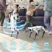 Robot Dog, AI Smart Pet, Will Dance and Kungfu, with Voice, APP, Remote Control, Support Action Programming, Ideal Gift for Kids Age 8 to 12