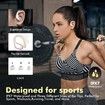 Wireless Earbuds Bluetooth Headphones 80hrs Playback Ear Buds Power Display with Noise Canceling Mic Headsets for Sports/Workout/Running Rose Gold