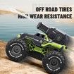 Remote Control Monster Truck All Terrain 4WD Amphibious RC Car and Boat with Water Spray Shooting Waterproof Toy Gift for Kids, Green