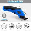 10000RPM Cordless Electric Scissors Cloth Cutter Rechargeable For Paper Craft Carpet Leather Cloth Cardboard