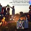 Karaoke Machine Two Wireless Microphone PA System Bluetooth Speaker Bass Treble TF Card USB AUX TV Party Birthday,Blue