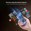 Mini Phone 3.88In HD Touch Screen Mini Smartphone Unlocked Android Compact Mobile Phone 3GB+32GB Blue
