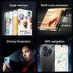 Mini Phone 3.88In HD Touch Screen Mini Smartphone Unlocked Android Compact Mobile Phone 3GB+32GB Blue