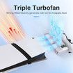 Game Cooling Stand Charging Base for PS5 Pro/PS5 Slim Controller Charging Dock Radiator