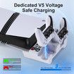 Game Cooling Stand Charging Base for PS5 Pro/PS5 Slim Controller Charging Dock Radiator