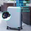 8Pcs Luggage Compartment Wheel Protection Cover,Shock Proof Carry on Luggage Wheels Cover,Wear Resistant and Noise Reducing, Blue