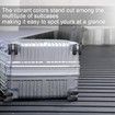 8Pcs Luggage Compartment Wheel Protection Cover,Shock Proof Carry on Luggage Wheels Cover,Wear Resistant and Noise Reducing, Black