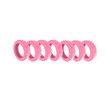 8Pcs Luggage Compartment Wheel Protection Cover,Shock Proof Carry on Luggage Wheels Cover,Wear Resistant and Noise Reducing, Pink