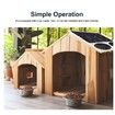 40W 6 Inch Solar Panel Fan Kit Waterproof Portable Dual Fan for Home Attic Pet House Energy Saving Ventilation Pet Houses Chicken Coops