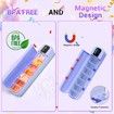 Portable Automatic Pill Dispenser,Smart 7 Day Pill Organizer with Alarm And APP,Weekly Travel Pill Case,For Medicines,Supplements and Vitamins Purple