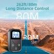 Smart Remote Control for GoPro,Wireless Camera Controller for Hero 12 11 10 9 8 MAX Black with LCD Display