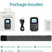 Smart Remote Control for GoPro,Wireless Camera Controller for Hero 12 11 10 9 8 MAX Black with LCD Display