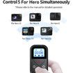 Smart Remote Control for GoPro,Wireless Camera Controller for Hero 12 11 10 9 8 MAX Black with LCD Display