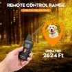 Dog Training Collar, Dog Shock Collar with Remote 2624FT, Waterproof Collar, 4 Training Modes Beep, Shake, Safe Shock, LED Light