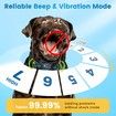 Beep Vibration, Recordable and Rechargeable Bark Collars, Smart Protection Technology Waterproof Dog Training Collar