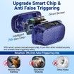 Dog Bark Collar, Automatic Barking Collar with Beep Vibration, Rechargeable Anti Bark Collar for Large Medium Dogs