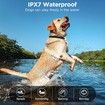 Dog Shock Collar, 3300ft Dog Training Collar with Remote, IPX7 Waterproof Rechargeable Sleek Modern Shock Collar for Small, Medium, Large Dogs