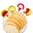 4PC Colorful Table Bowls Clip on Dip Holders,For Tomato Sauce,Salt,Vinegar,Sugar,Spices Party Ware