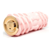 Vibrating Foam Roller Massager Electric Foam Roller with 4 Modes Rechargeable Durable Foam Solid Core(Pink)