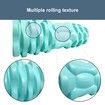 Vibrating Foam Roller Massager Electric Foam Roller with 4 Modes Rechargeable Durable Foam Solid Core(Blue)
