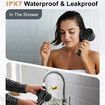 Ear Wax Removal Kit with Dual Water Tank Electric Ear Cleaner Tool with Ear Dryer Irrigation Flushing System 5 Modes,Black