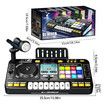 DJ Controller Set with Party Lights Multifunctional Dj Mixer Musical Toy Instruments Microphone For Kids And Party
