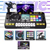 DJ Controller Set with Party Lights Multifunctional Dj Mixer Musical  Toy Instruments Microphone For Kids And Party