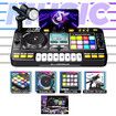 DJ Controller Set with Party Lights Multifunctional Dj Mixer Musical Toy Instruments Microphone For Kids And Party