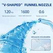 High-Pressure Water Dental Flosser 300ml Reservoir Portable Teeth Gum Cleaning 4 Modes