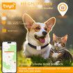 4G GPS Electric Fence Pet Tracker Collar Dogs Cats Real Time Monitoring NANO SIM 4G 5G Signal Disease Prediction Motion Data Historical Tracking Doodle App