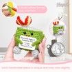 7pcs Emotional Support Dumpster Fire Gift Set Handmade Crochet Desk Accessories Room Decor Funny Gifts