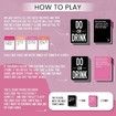 Do or Drink Girls Night Bachelorette Party Game 250 Cards Hilarious Challenges for Girls Weekend 21st Birthdays Bridal Showers