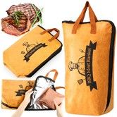 BBQ Blanket for Resting Meat,Smoker Meat Resting Blanket,Reusable Smoker for Grilling Meat Insulated Resting Bag with Wide Mouth (38cm)