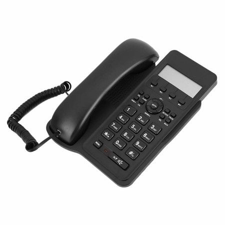 Landline Phone 2 Wire Interface Design Extended Grading Desk Wired Phone for Home Office Hotel