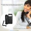 Landline Phone 2 Wire Interface Design Extended Grading Desk Wired Phone for Home Office Hotel