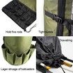 Portable Fishing Rod Bag,Fishing Pole Case Bag with Durable Folding Oxford Fabric,Holds 5 Poles Tackle Color Green
