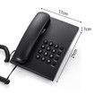 Corded Landline Desk Phone With Big Buttons For The Elderly,Home Office,Hotel,Bathroom Color White