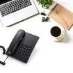 Corded Landline Desk Phone With Big Buttons For The Elderly,Home Office,Hotel,Bathroom Color Black