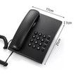 Corded Landline Desk Phone With Big Buttons For The Elderly,Home Office,Hotel,Bathroom Color Black