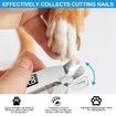 Electric Rechargeable Cat Dog Nail Trimmers LED Light Paws Grooming Home Travel Perfect Pet Owners Trimmer