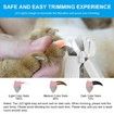Electric Rechargeable Cat Dog Nail Trimmers LED Light Paws Grooming Home Travel Perfect Pet Owners Trimmer