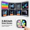 AI Language Translation Earbuds,In-Ear LCD Touchscreen Real-Time Translator for 144 Languages and Accents,Ideal for Travel and Business,White