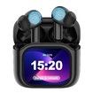 AI Language Translation Earbuds,In-Ear LCD Touchscreen Real-Time Translator for 144 Languages and Accents,Ideal for Travel and Business,Black