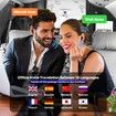 AI Language Translation Earbuds,In-Ear LCD Touchscreen Real-Time Translator for 144 Languages and Accents,Ideal for Travel and Business,Black