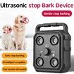 4 Channel Ultrasonic Dog Anti Bark  Device Safe Harmless Type-C AI Intelligent Stop Bark Soundwave Pet Training Barking Control Aid
