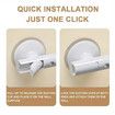 Shower Grab Bar for Bathroom with Safety Luminous Circles,Bathroom Safety Handrail Support,For Disabled Elderly Pregnant,No Drilling