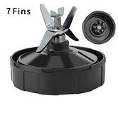 7 Fins Blender Blade Compatible with Ninja BN401 BN751 BN801 BL480-30, Ninja Blender Replacement Parts for Auto iQ BL682-30 BL642-30 BL687CO-30
