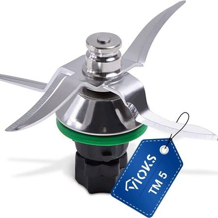 Blender Blade, Blender Accessories, Replacement Blade Food Grade for Thermomix TM5 Vorwerk Thermomix