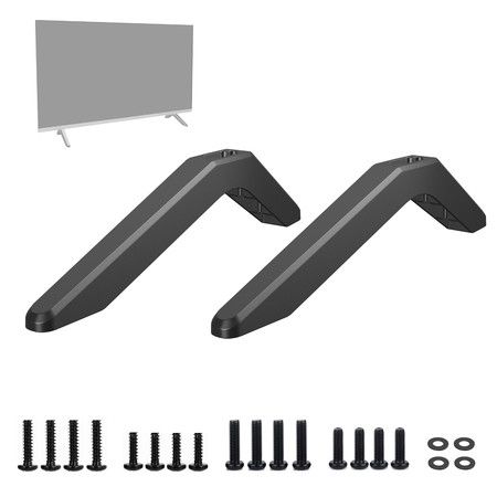 Universal TV Legs, Universal TV Stand for 32 to 75 inch TVs Samsung LG Sony Hisense Vizio, Plastic TV Mount Stands TV Mounting Brackets